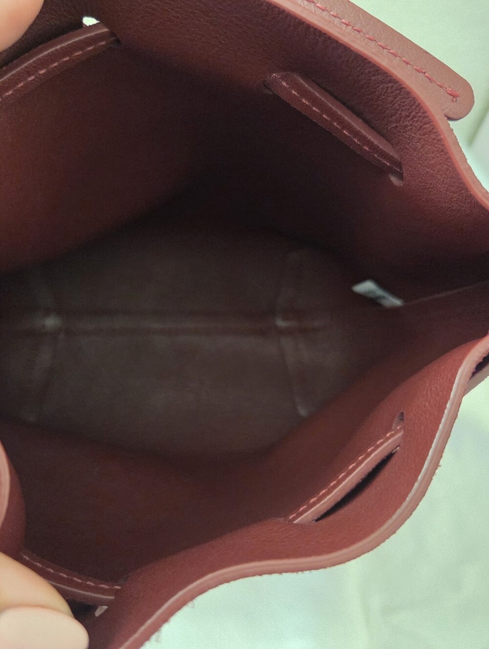 Mansur Gavriel Mini Mini Bucket Bag In Color Rococo - Picture 6 of 10